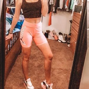 PINK JORDAN BIKER SHORTS 💓